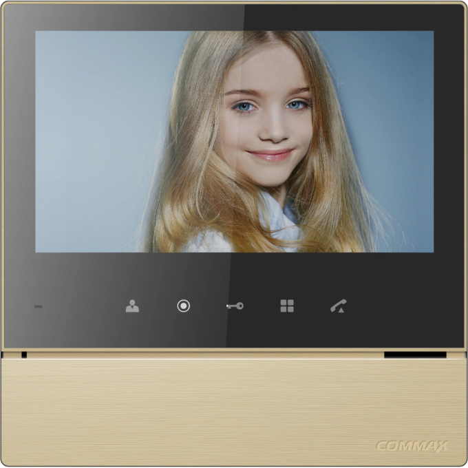 Абонентский монитор COMMAX CDV-70H2 Gold Black Smog CDV-70H2 ZOLOTO Black Smog